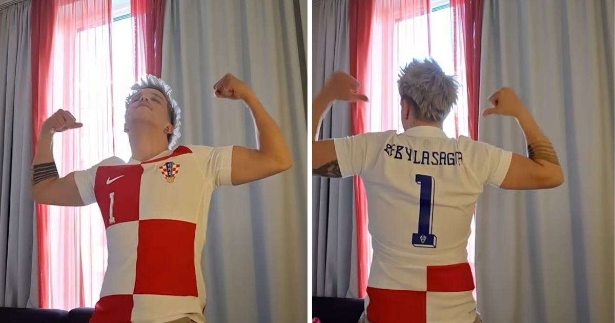 "Lovren na aparatima": Baby Lasagna dobio dres HNS-a pa pokazao nogometne vještine