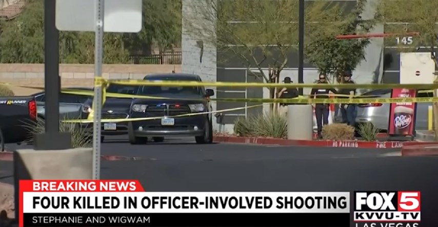 Četvero mrtvih u obračunu kod Las Vegasa, ubojica pucao i po policiji