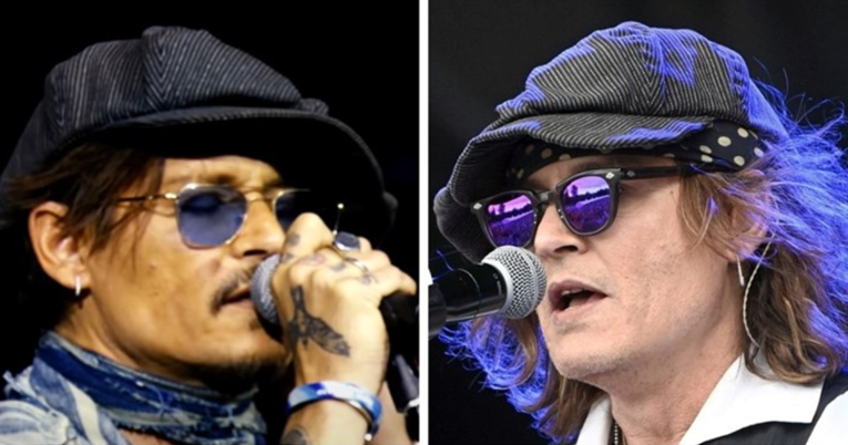 Johnny Depp iznenadio novim izgledom na koncertu, obrijao je bradu i brkove
