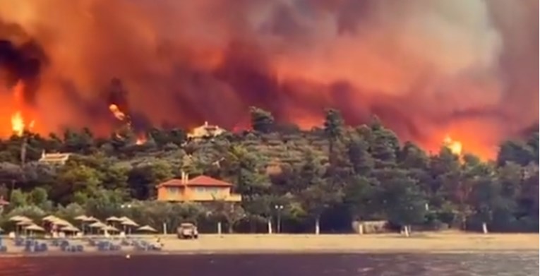 VIDEO U Grčkoj gori najveći požar u povijesti EU. "Izvan kontrole je"