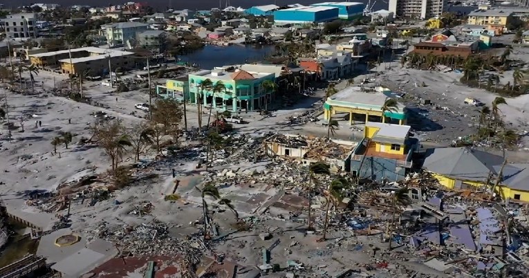 VIDEO Uragan izbrisao s lica Zemlje otok na Floridi, snimljeno je iz zraka