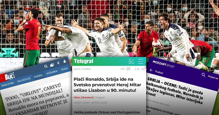 Srpski mediji: Plači, Ronaldo! Mi uživamo u povijesnom orgazmu