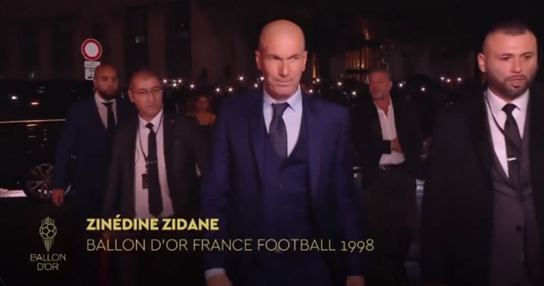 VIDEO Ludnica na dodjeli Zlatne lopte zbog Zidanea