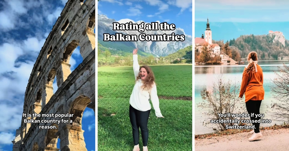 Tiktokerica ocjenjuje balkanske zemlje: Hrvatska je najskuplja, Albanija me šokirala