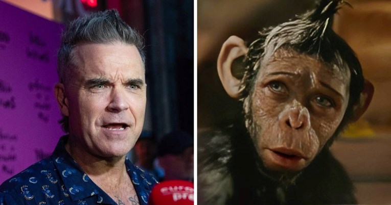 U poluautobiografskom filmu Robbie Williams je prikazan kao CGI majmun