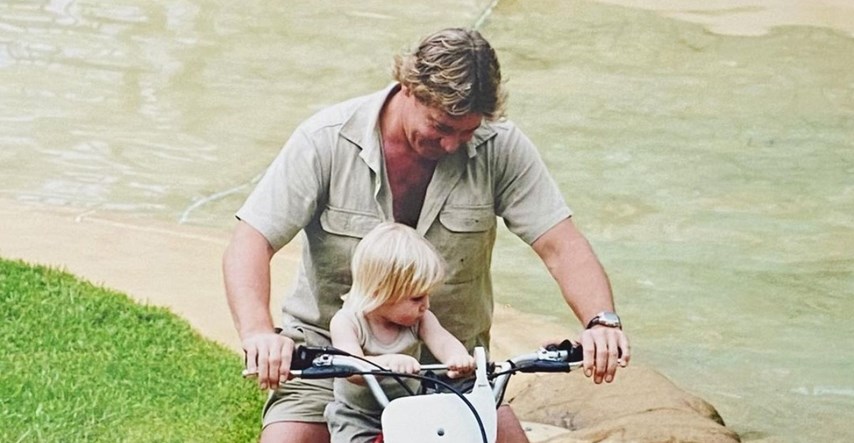 Sin preminulog "Lovca na krokodile" sve raznježio fotkom na očevom motociklu