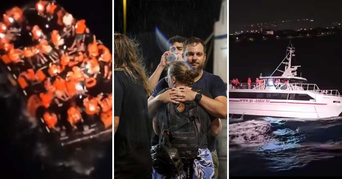FOTO Sat vremena trajalo je spašavanje putnika s tonulog katamarana kod Zadra