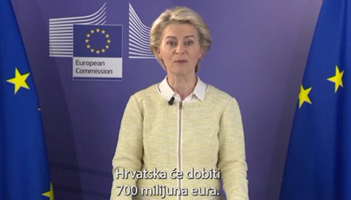 Von der Leyen: Dobre vijesti za Hrvatsku, dobit će 700 milijuna eura