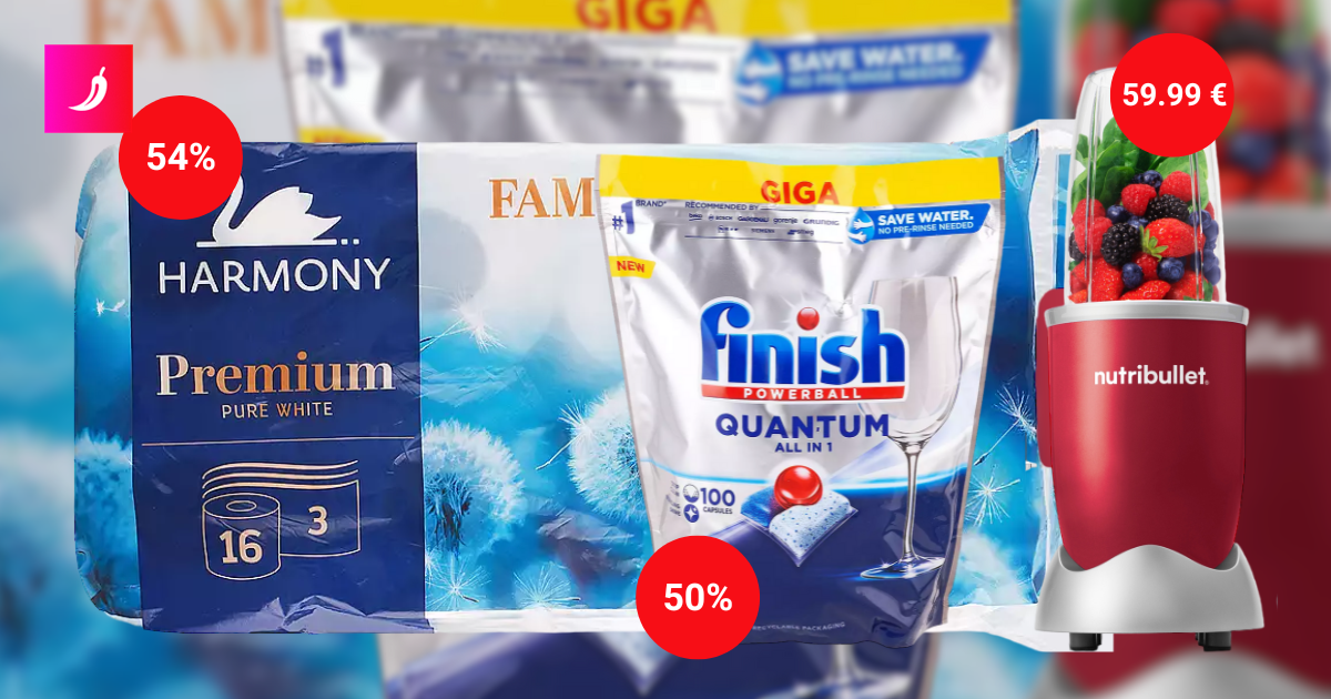 Isplati se napraviti zalihe: Tablete za pranje suđa Finish na popustu su i od 50%