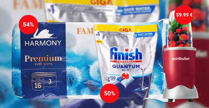 Isplati se napraviti zalihe: Tablete za pranje suđa Finish na popustu su i od 50%