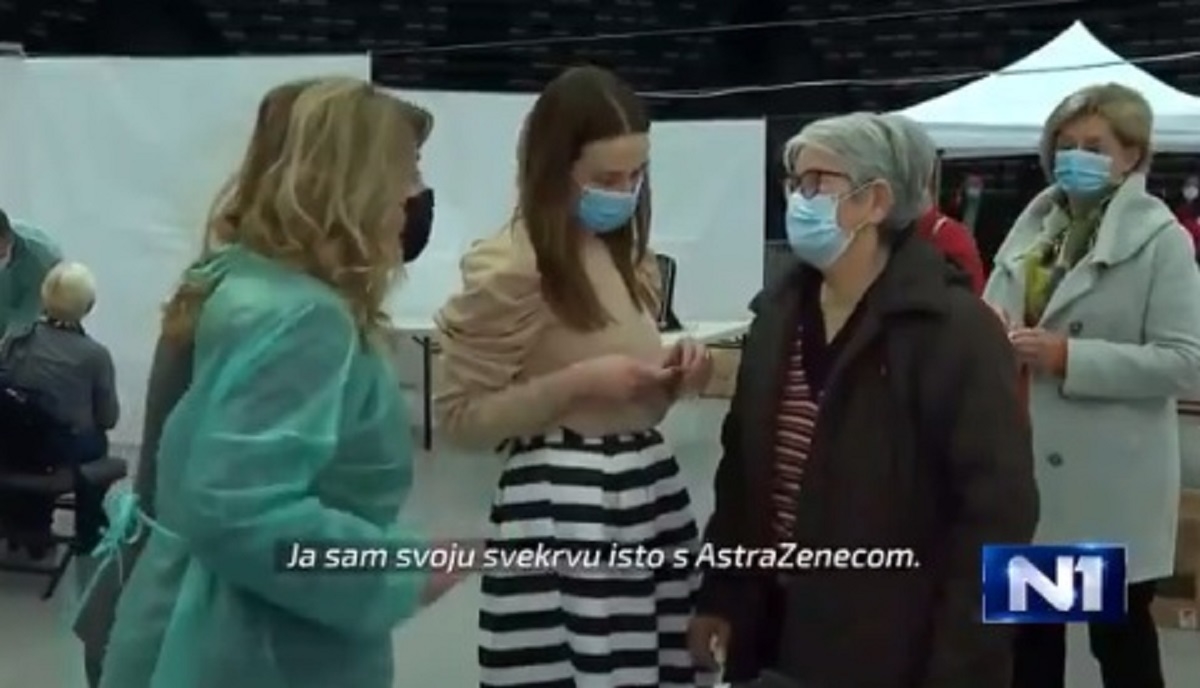 Karin uvjeravala ženu da je AstraZeneca dobra: Ja sam time i svoju svekrvu cijepila
