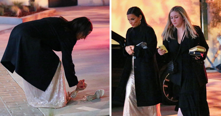 Eva Longoria nakon izlaska nasred ulice izula štikle pa hodala bosa
