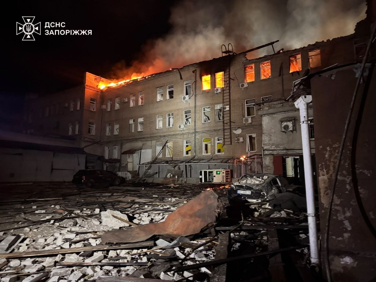 Ruski napad dronovima na Zaporižje: Jedna osoba poginula, sedam ozlijeđenih
