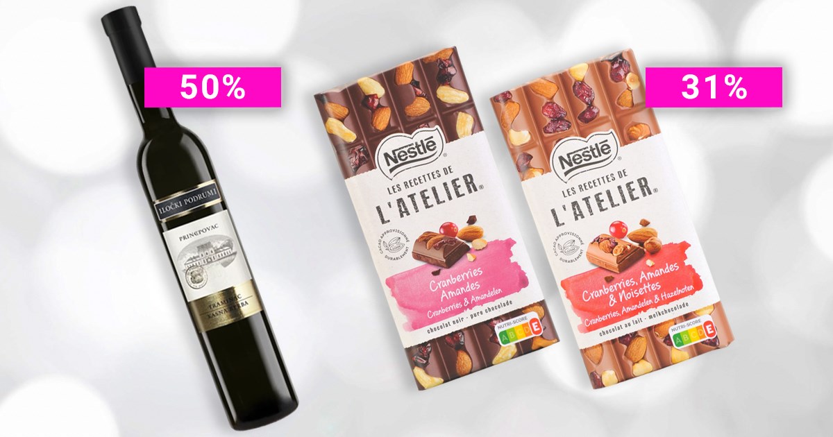 Index šoping-lista: Našli smo vina i Nestle čokolade na dobrom popustu