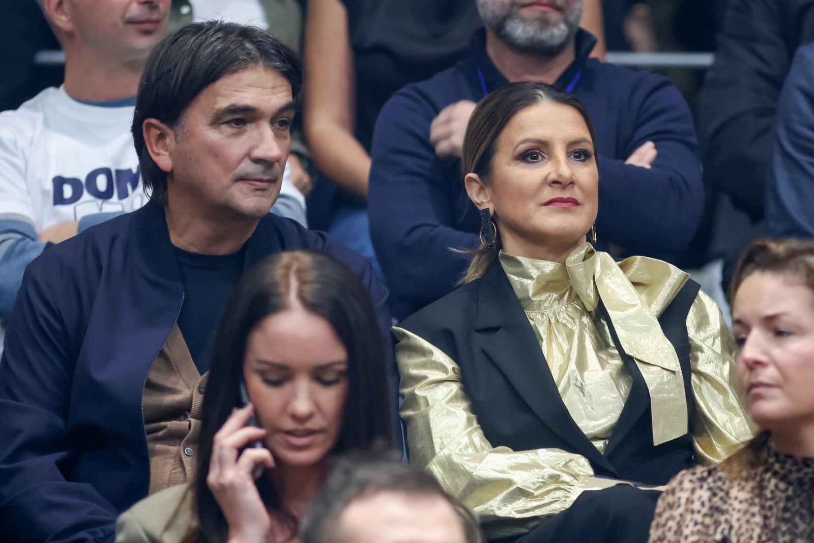 Zlatko Dalić sa suprugom Davorkom snimljen na domoljubnom koncertu Domu mom u Zadru