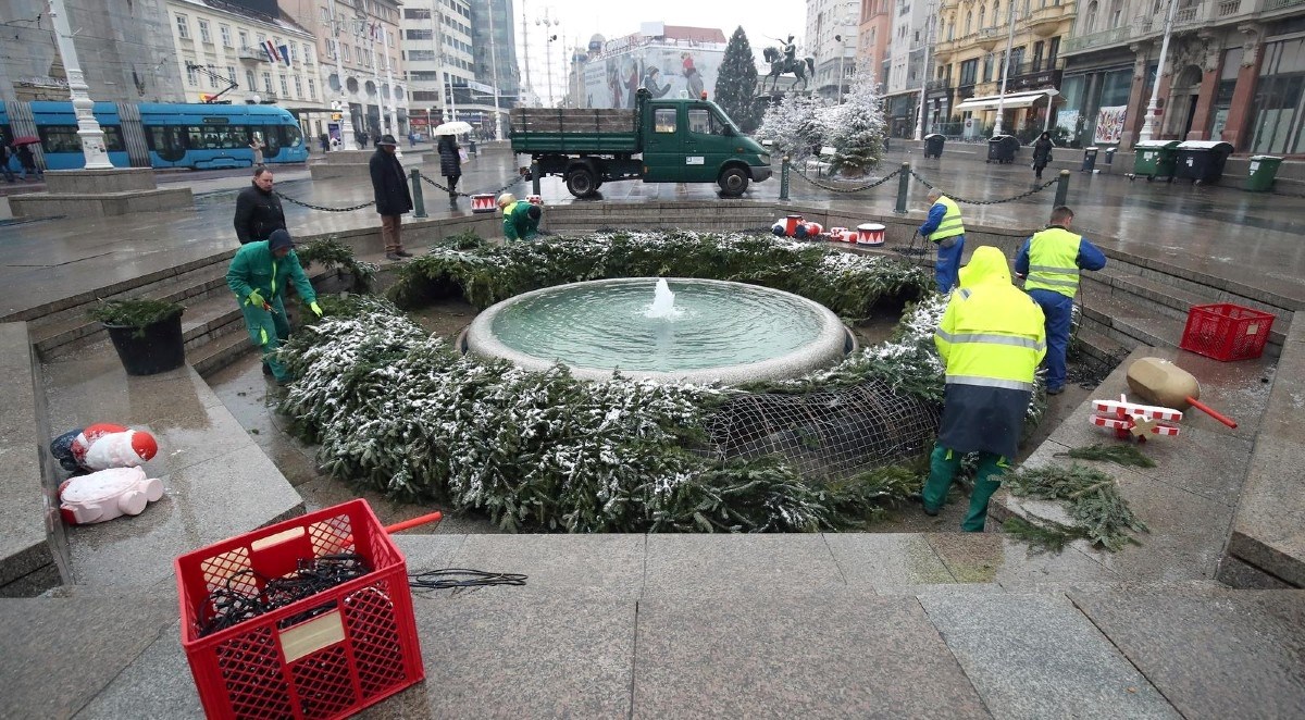 Današnji prizor iz centra Zagreba mogao bi rastužiti one koji obožavaju blagdane