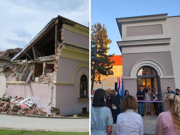 Petrinja dobila obnovljenu galeriju šest godina nakon razornog potresa