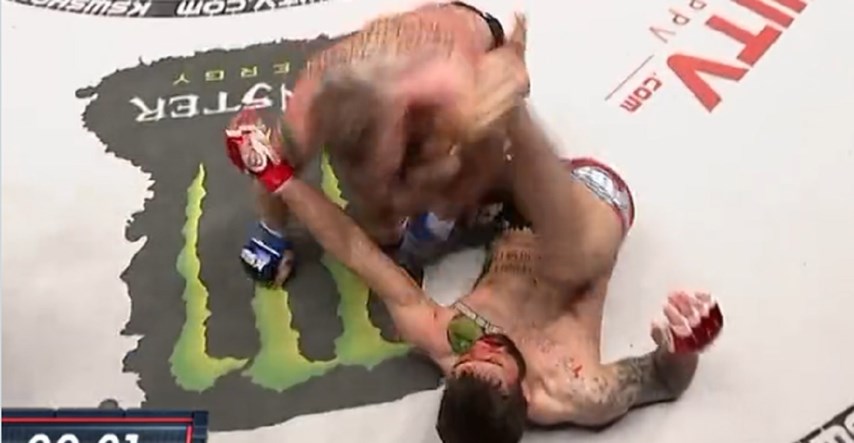 VIDEO Hrvatski borac brutalno nokautiran 10 sekundi pred kraj borbe u kojoj je vodio