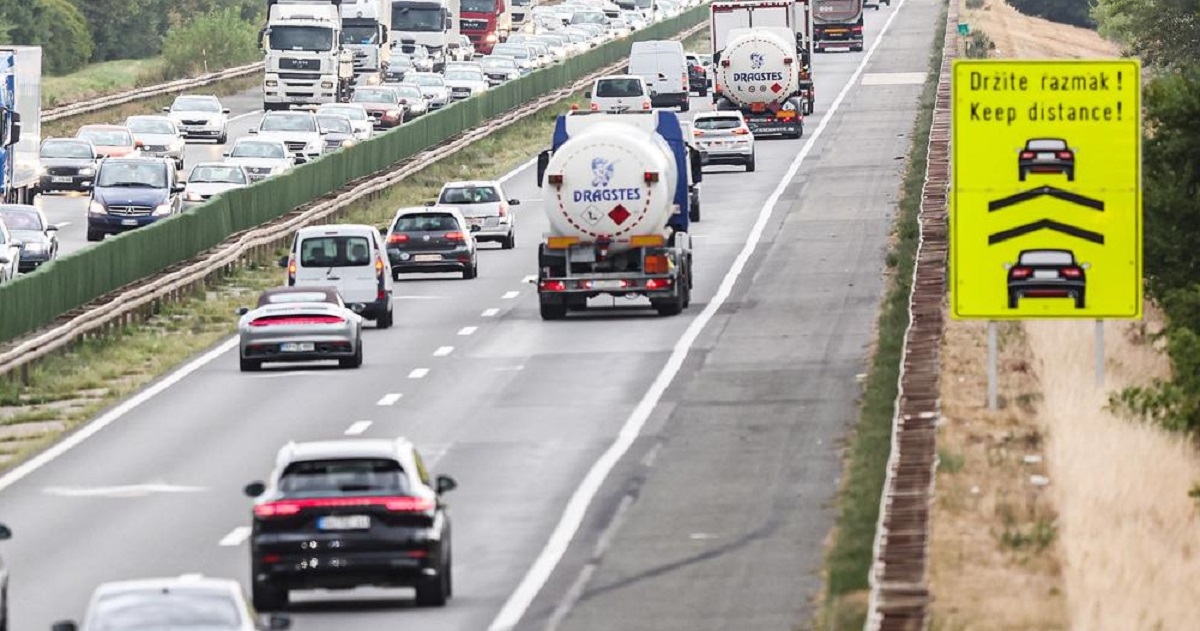 Na autocesti A6 viđena srna, na Zagrebačkoj obilaznici čovjek