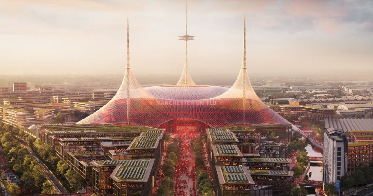 Ovo je novi Unitedov stadion od 2.3 milijarde eura. Primat će 100.000 gledatelja