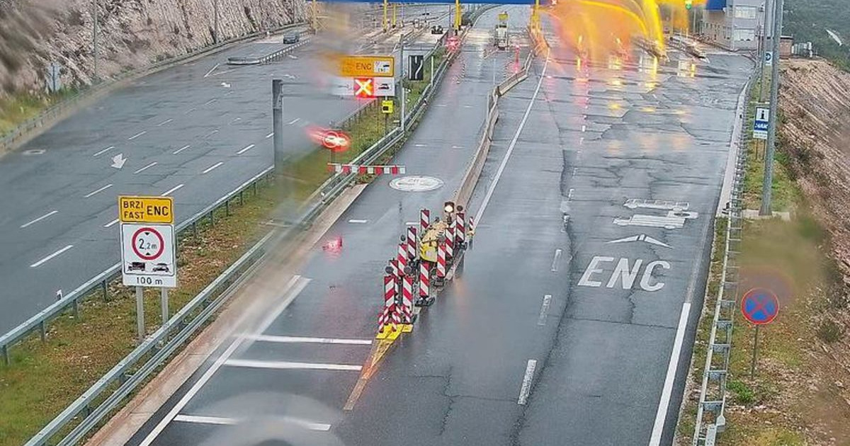 HAK: Kolnici skliski i mokri. Prometna nesreća kod Dubrovnika