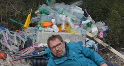 VIDEO Makarski fotograf sam počistio brdo plastičnog otpada na Lastovu