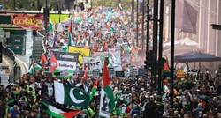 VIDEO 100.000 ljudi prosvjeduje u Londonu: "Sloboda za Palestinu"