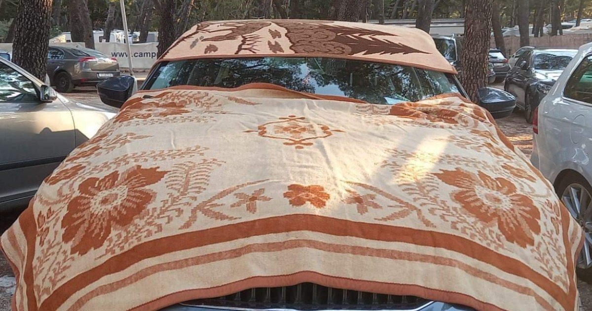Automobil postao hit na Fejsu zbog onoga čime je prekriven: "Da se ne prehladi"