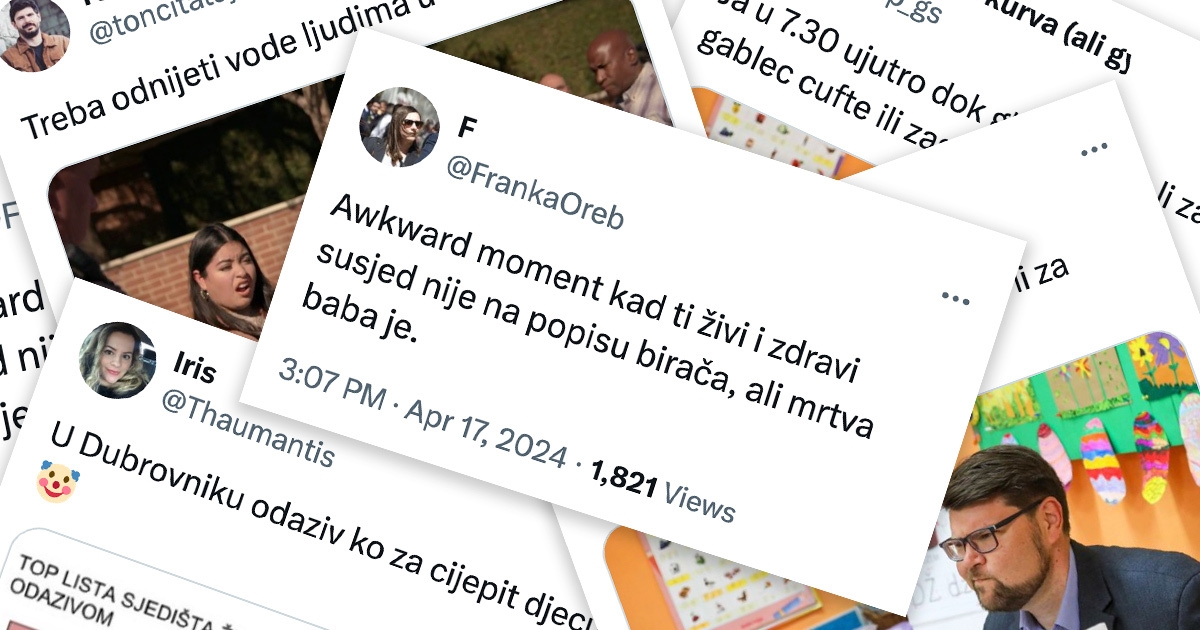 Hrvati se na Twitteru ne prestaju sprdati s izborima, ovo su najbolje fore