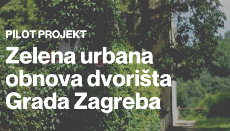 Zagreb poziva suvlasnike zgrada u projekt "zelena dvorišta"
