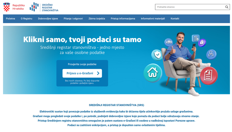 U Hrvatskoj pokrenut registar stanovništva. Građani mogu vidjeti svoje podatke