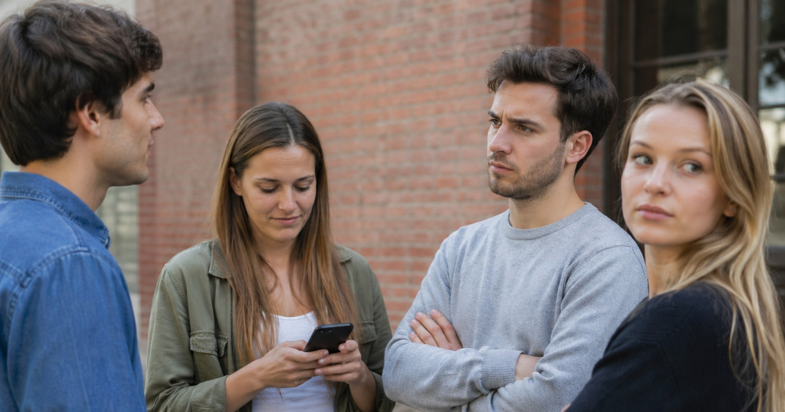 Gledanje u mobitel tijekom razgovora navodno je najiritantniji body language
