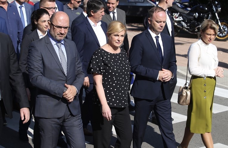 Kolinda je na procesiji u Trilju
