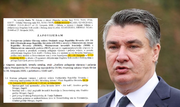 Sukob predsjednika i ministra obrane, Milanović objavio veliko priopćenje i dokumente