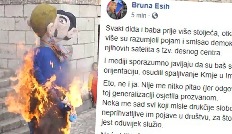 Bruna Esih: Ja ne osuđujem spaljivanje lutke gej obitelji s djetetom