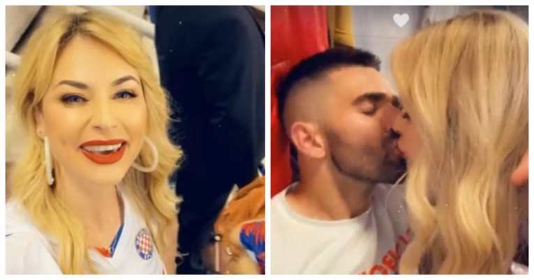 Iris Rajčić nakon pobjede Hajduka uletjela u svlačionicu i poljubila Livaju