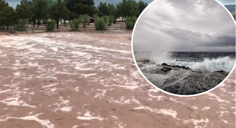 VIDEO Ekstremna kiša u Dalmaciji, bujice napravile veliku štetu. Ljeta nema na vidiku