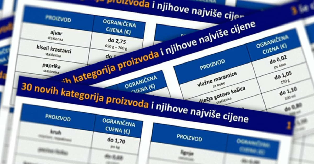 Vlada ograničila cijenu namaza tipa Nutelle i još 29 proizvoda. Objavljen popis