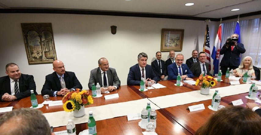 Milanović s predstavnicima Hrvata u New Yorku, na sastanku bila i neka poznata imena