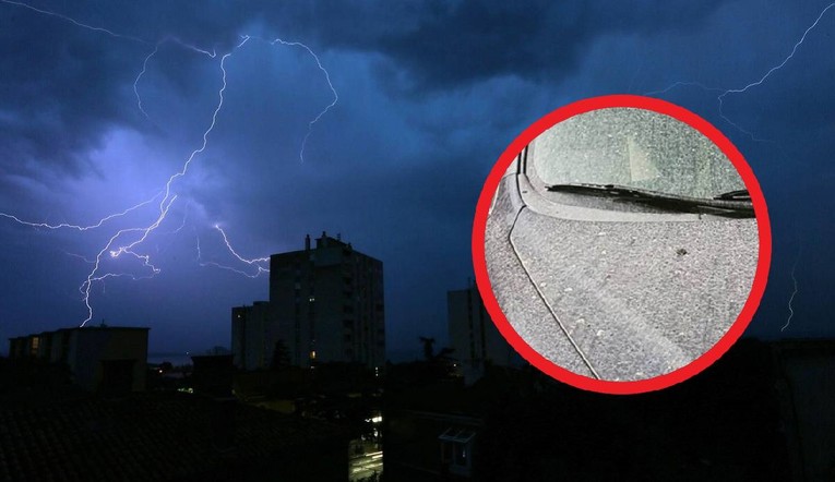 Dijelove Hrvatske zahvatilo nevrijeme. Prljava kiša u Istri, munje nad Kvarnerom