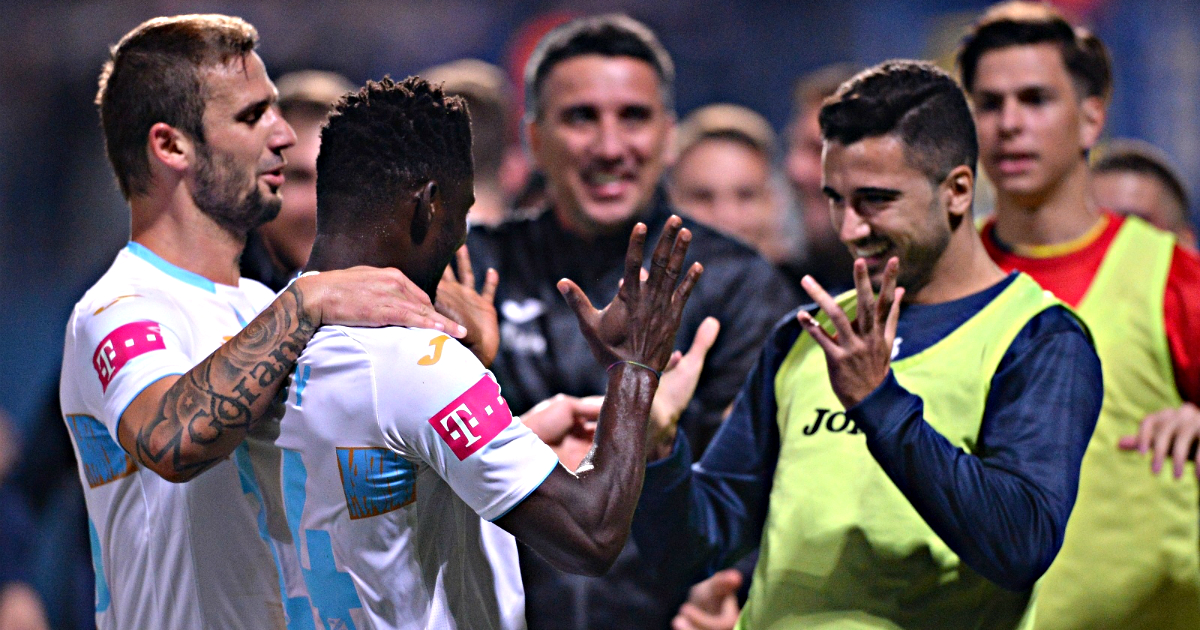 SLAVEN - RIJEKA 1:2 Acosty za pobjedu u 91., Gorgon zabio iz sumnjive situacije