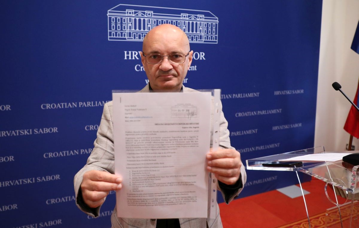 Zastupnik prijavio sedam banaka zbog udruženog zločinačkog pothvata