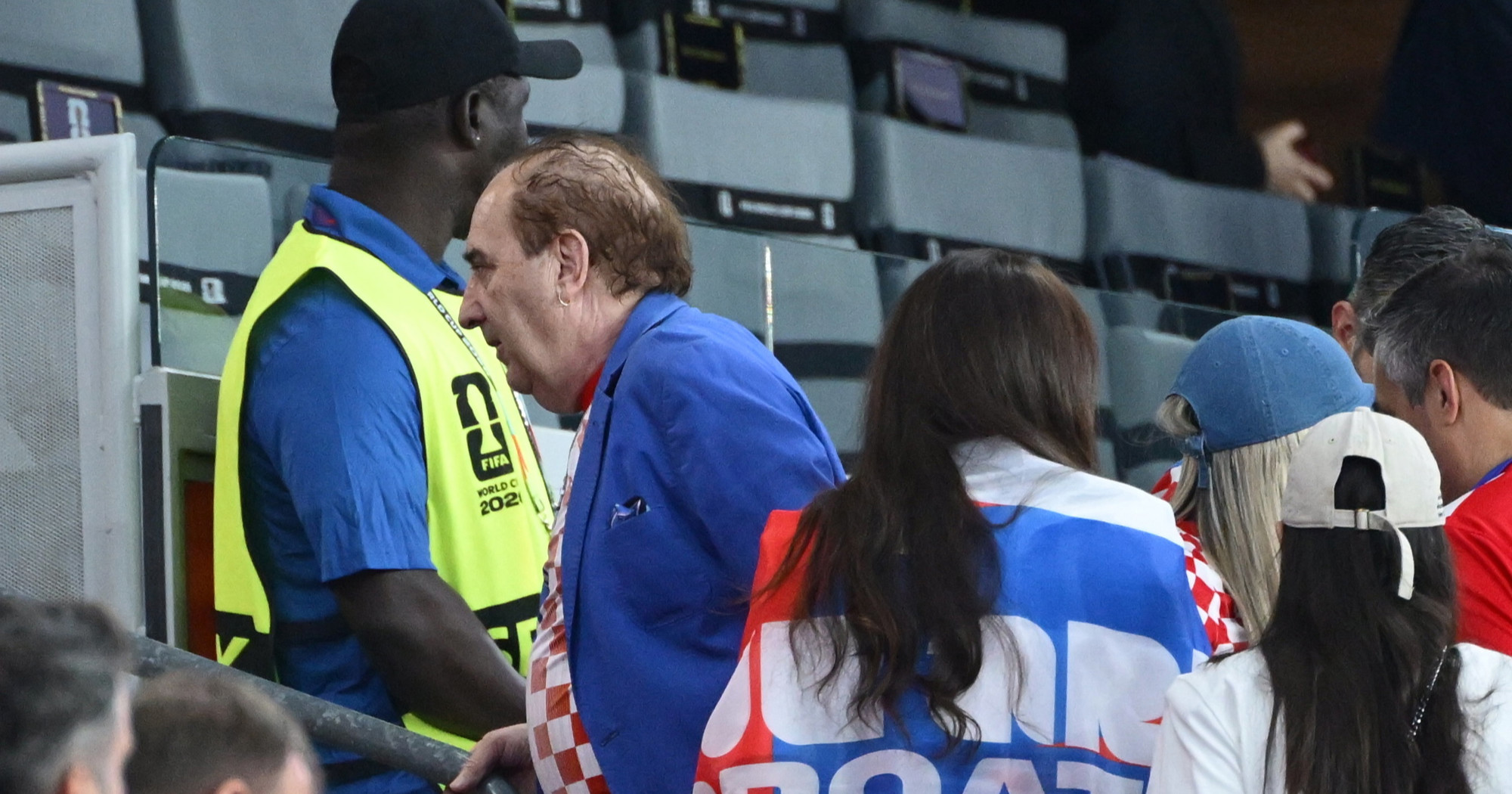 Mladen Grdović snimljen na stadionu u Torontu nakon pobjede Hrvatske nad Panamom