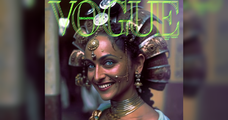 Na naslovnici Voguea osvanula manekenka koju je nacrtala umjetna inteligencija