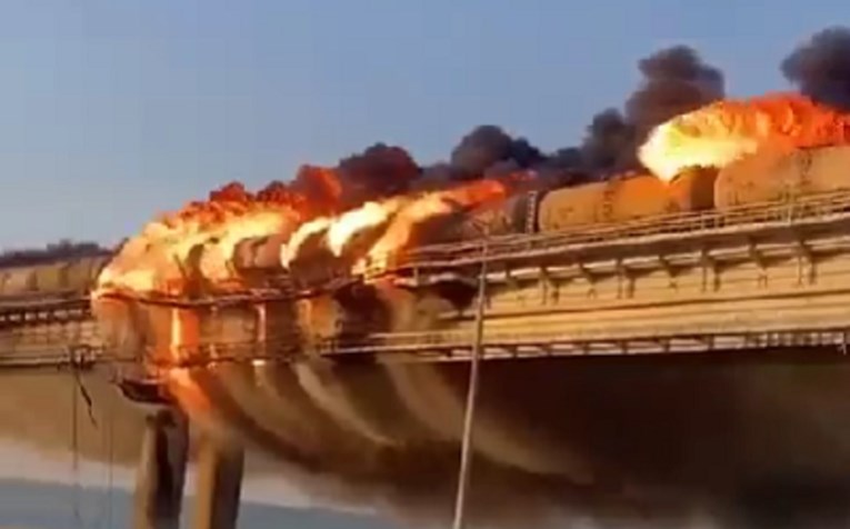 Napad na Krimski most nije potpuno uspio