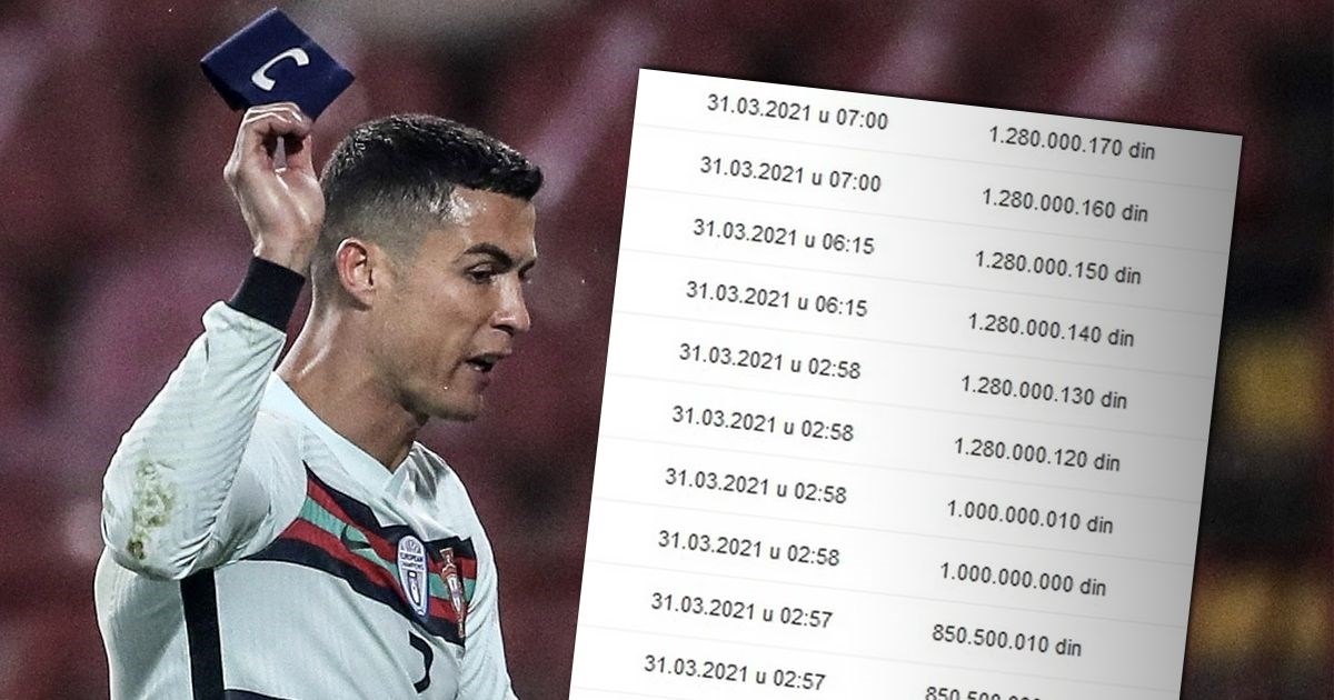 Ronaldovom trakom trebao je biti spašen život bebe. Idioti su sve upropastili