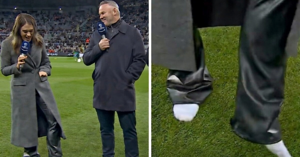 Voditeljici zabranili da u čizmama stane na teren. Ovako je razgovarala s Rooneyjem