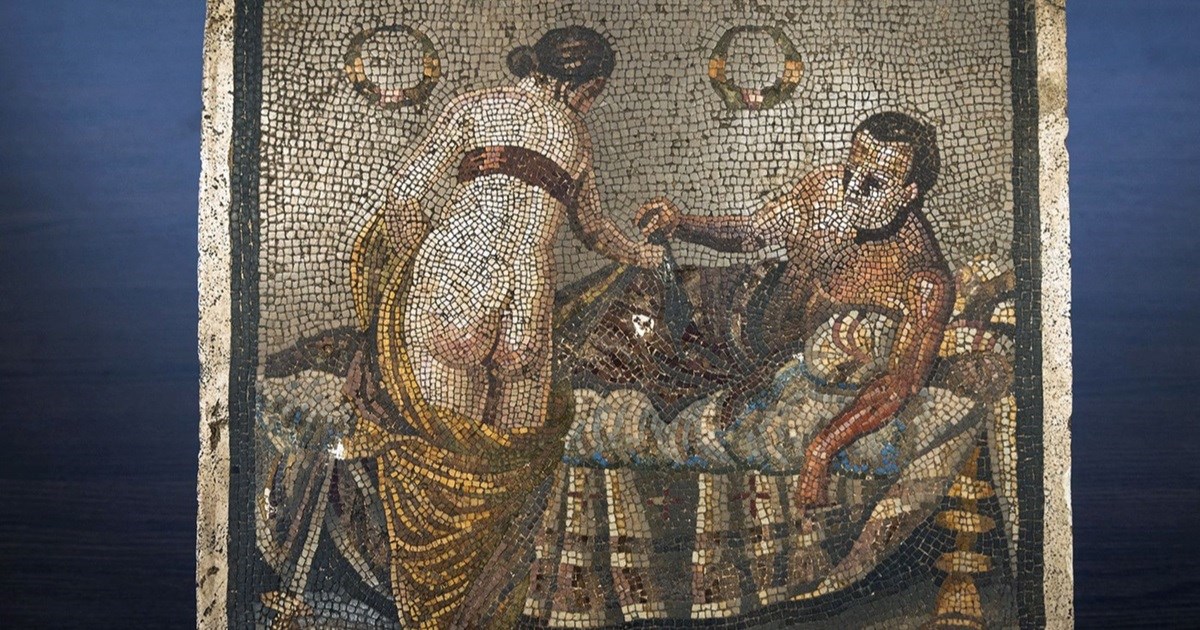 Erotski mozaik vraćen u Pompeje više od 80 godina nakon što ga je ukrao nacist