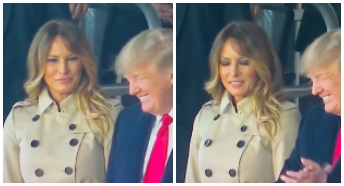 Melanijina reakcija na Trumpovo navijanje postala je hit, odmah ćete vidjeti zašto