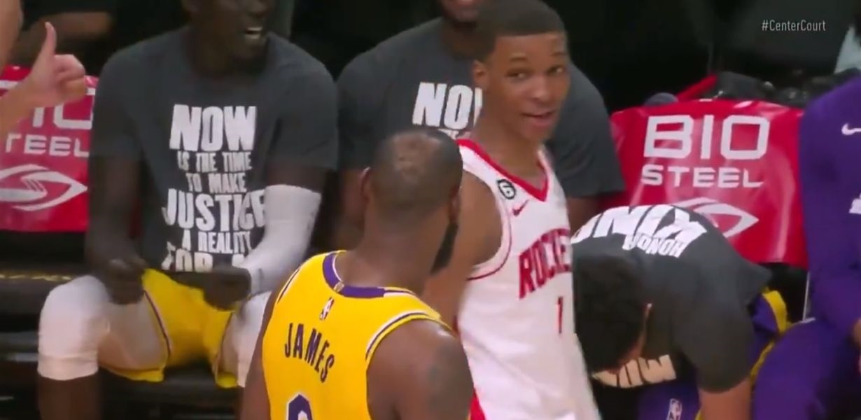 VIDEO LeBron zabio 48 poena nakon što ga je rookie Rocketsa podsjetio koliko je star